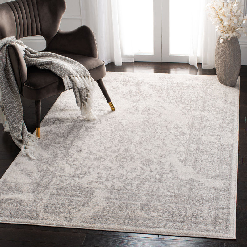 Trent Austin Design® Costa Mesa Oriental Ivory/Silver Area Rug
